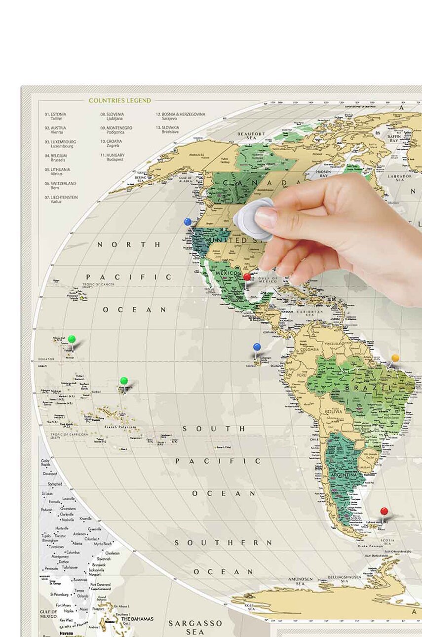 Скретч-карта Travel Map 1