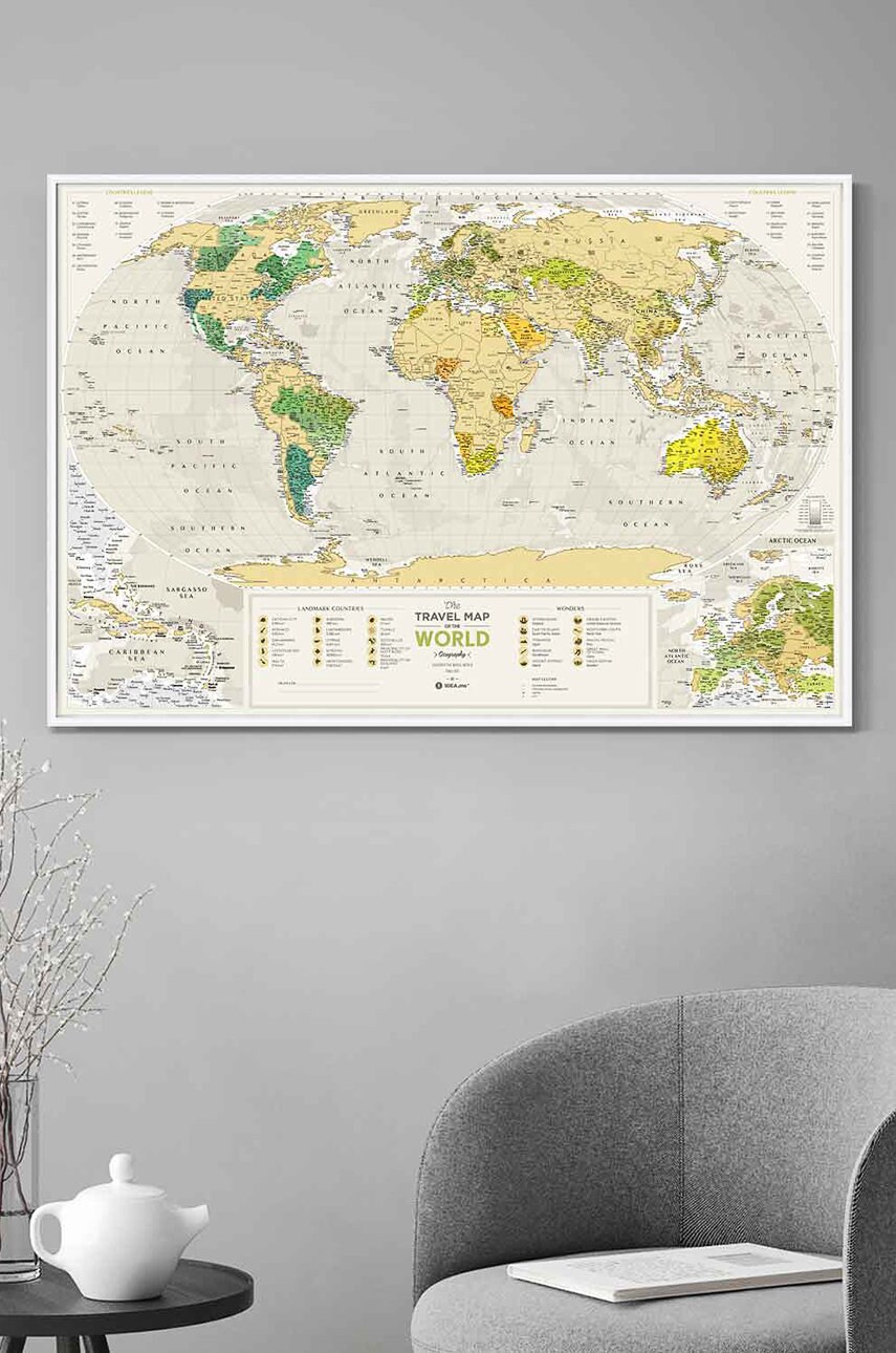 Скретч-карта Travel Map 3