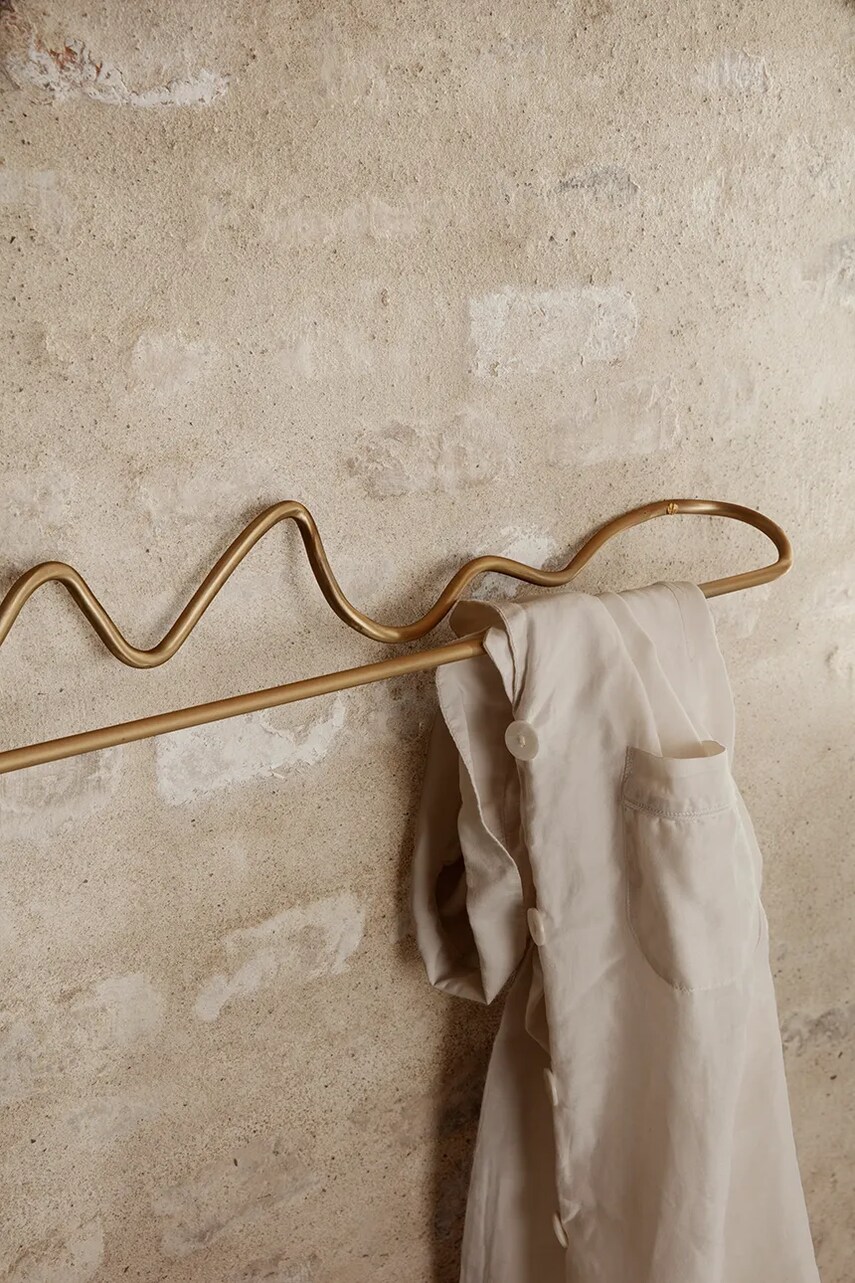 Вішалка для рушників ferm LIVING Curvature колір чорний 1