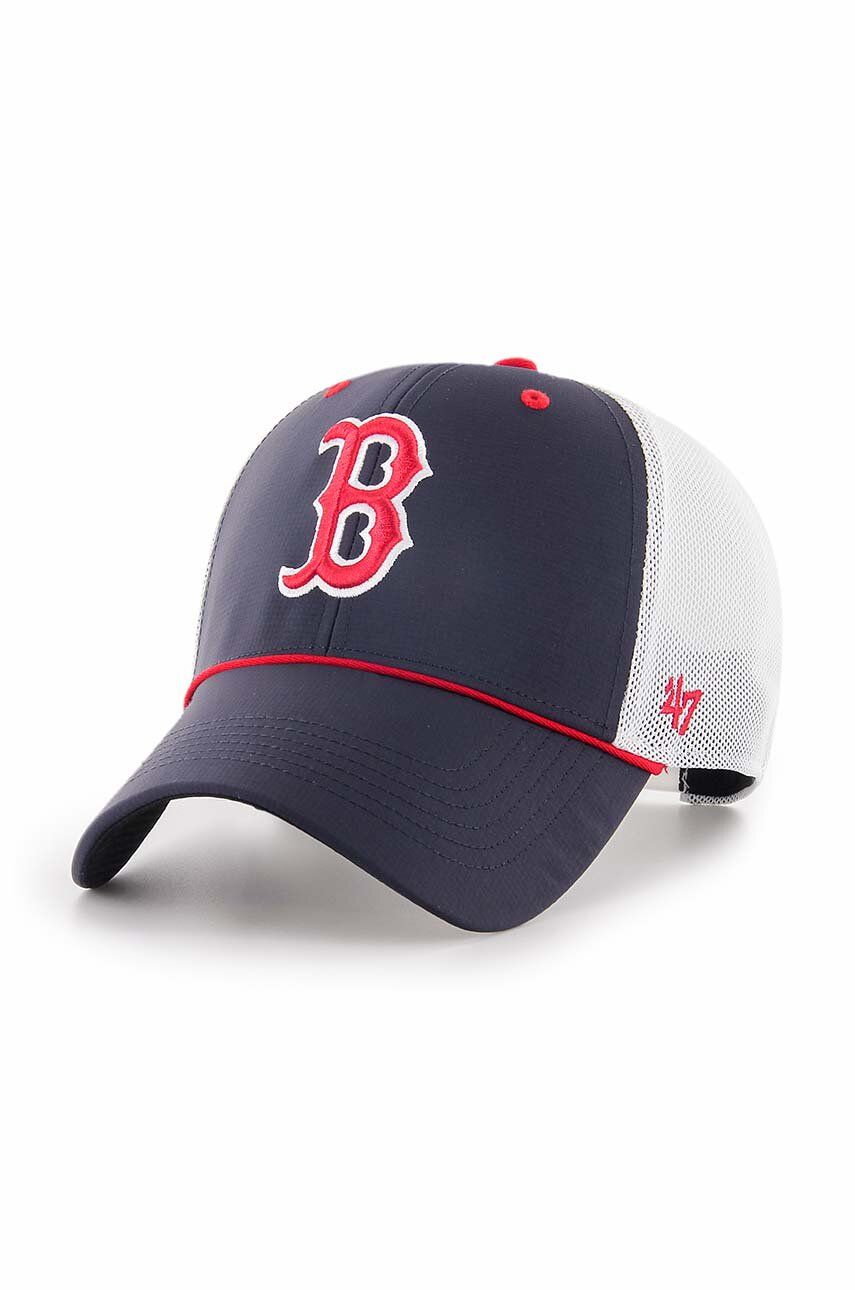 Кепка MLB Boston Red Sox колір синій з аплікацією 1