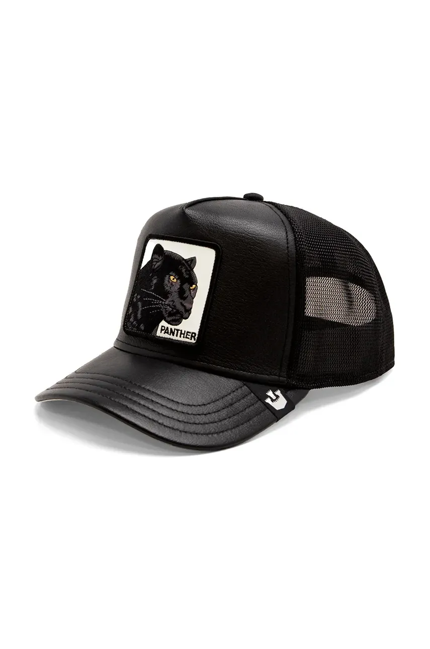 Кепка Shleather Panther колір чорний з аплікацією 101-1828 5