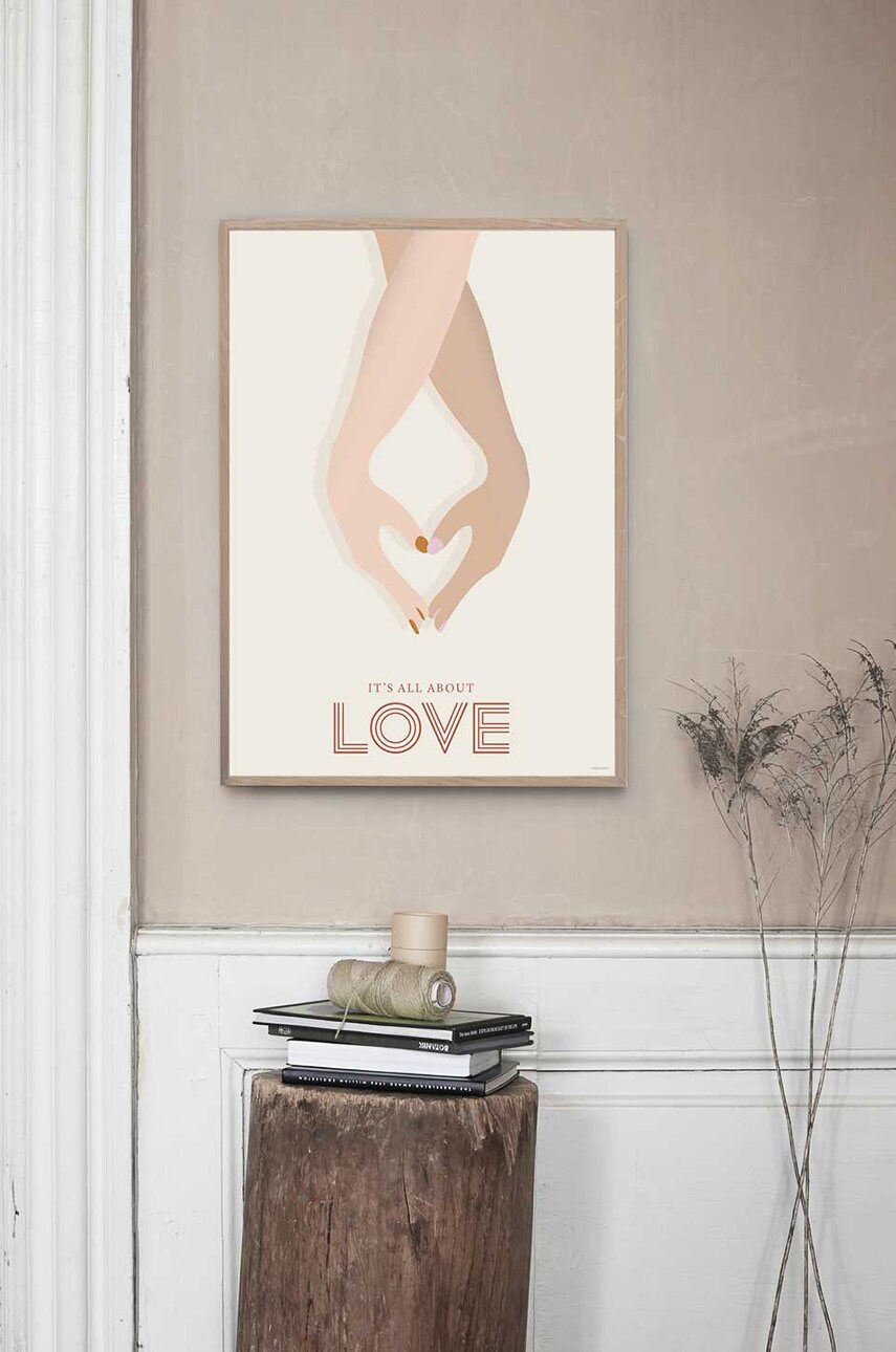 Плакат Its All About Love 30x40 cm 0