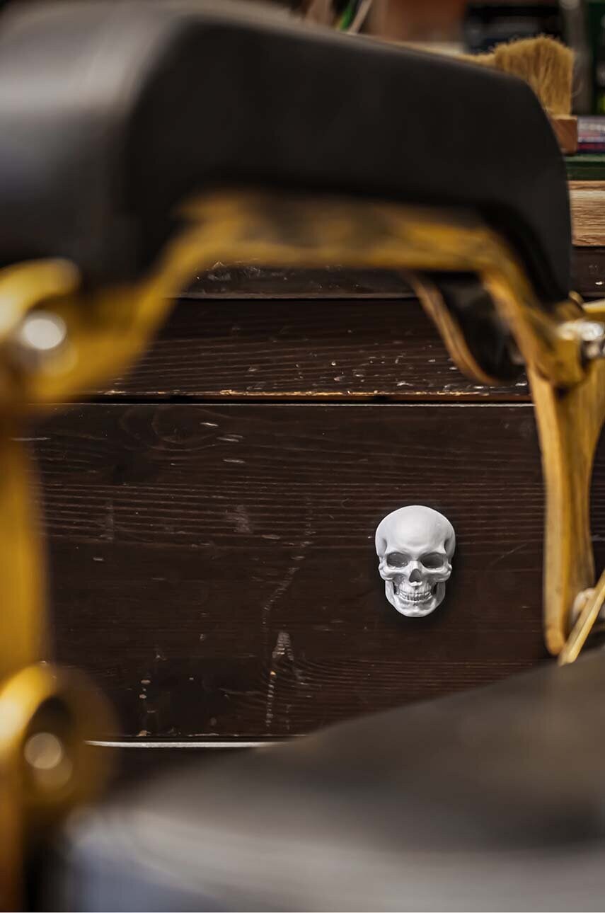 Меблева ручка Knob Scull Bald 0