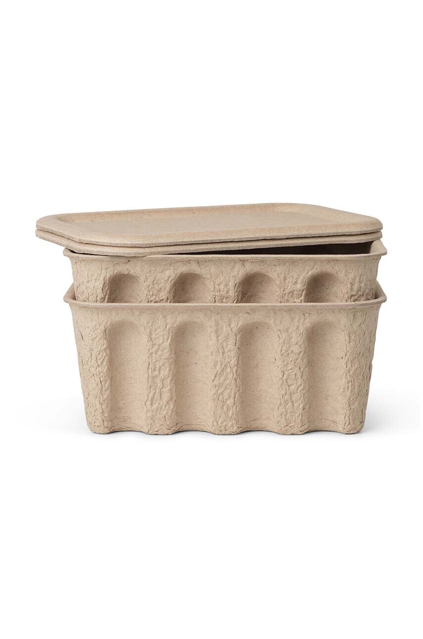Коробка для зберігання ferm LIVING Paper Pulp Box 2-pack 2