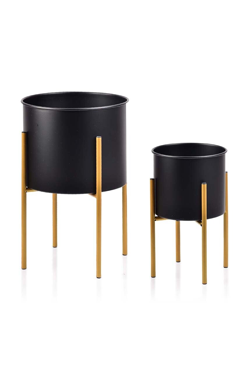 Квітковий горщик зі стелажем Swen 2-pack 1