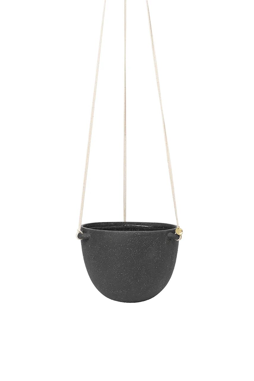Підвісний вазон ferm LIVING Speckle колір чорний 1
