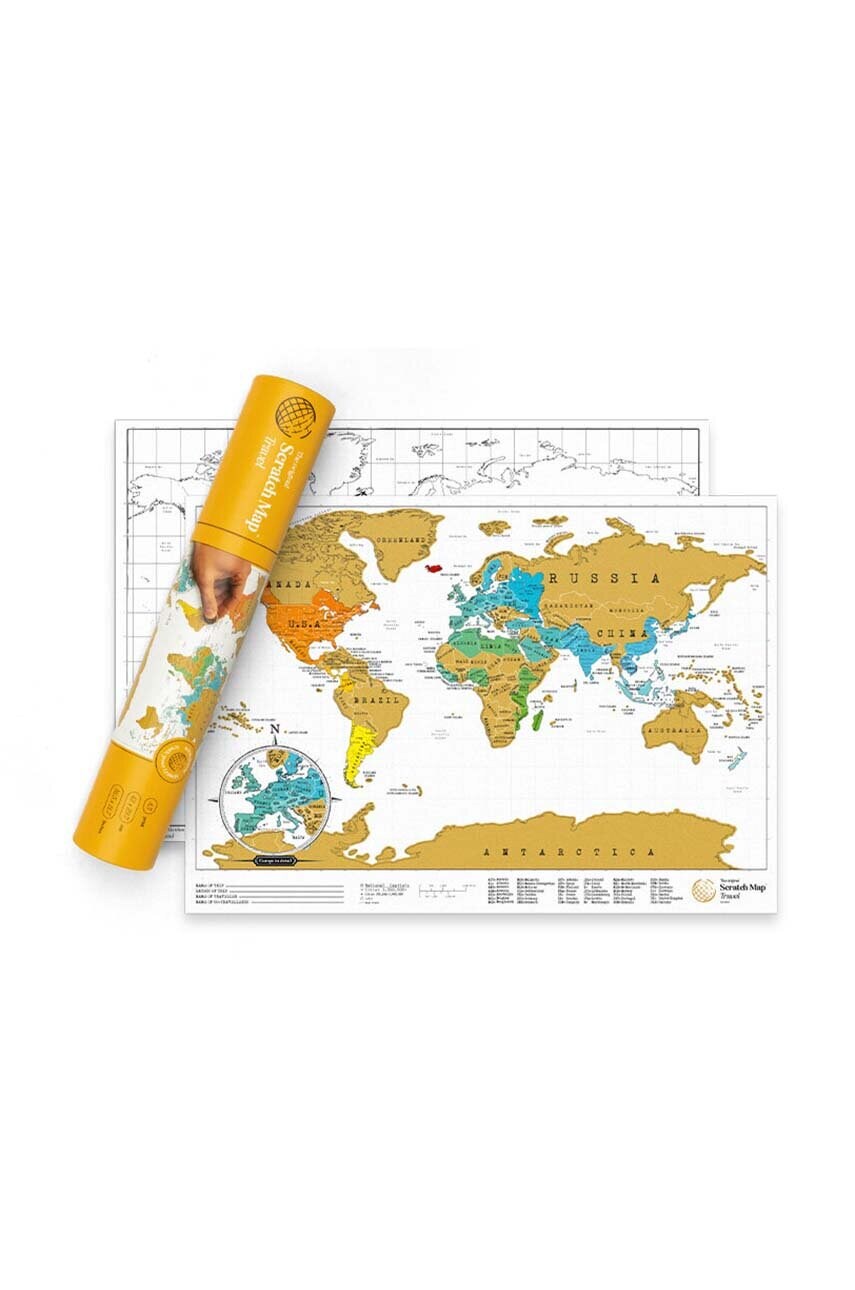 Скретч-карта Scratch Map® Travel Edition 4