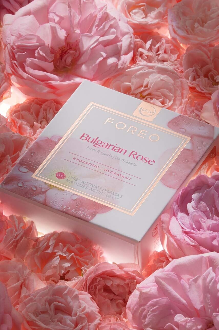 Активована зволожуюча маска для тьмяної шкіри ufo Bulgarian Rose 6-pack 2