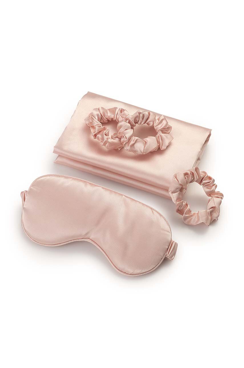 Набір спальних аксесуарів Silky Sleep Set in Pink 5-pack 5