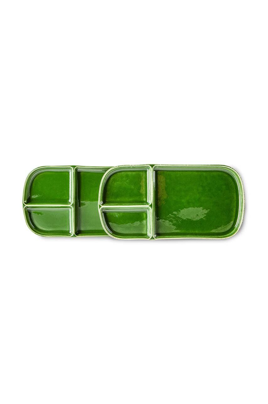 Набір тарілок Hkliving Emeralds 2-pack 3
