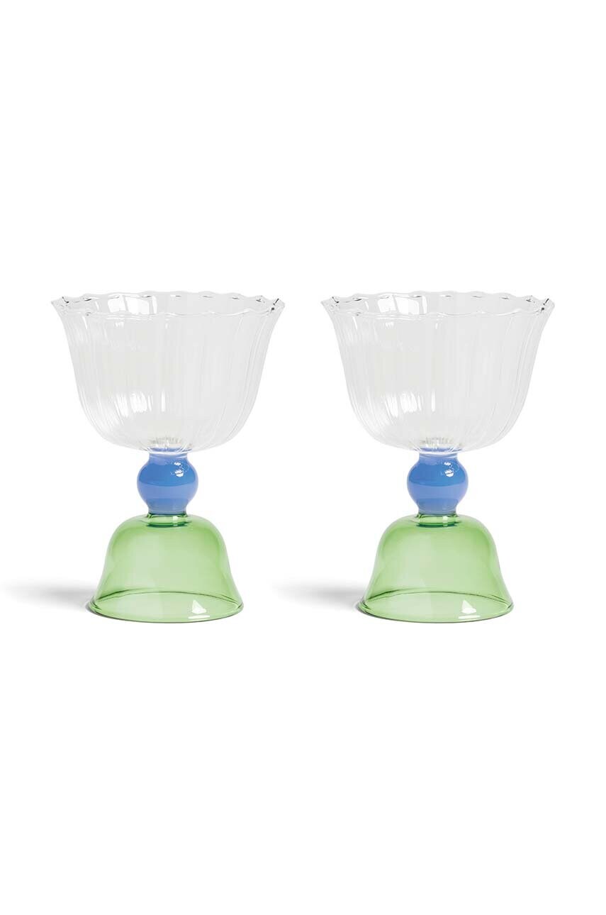 Набір келихів tulip green 200 ml 2-pack 9
