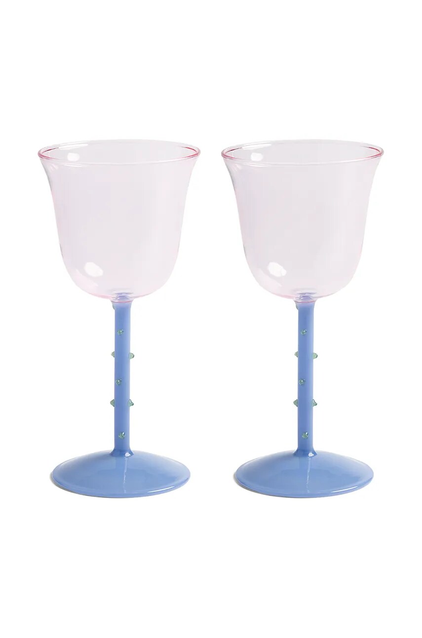 Набір келихів glass dot pink 200 ml 2-pack 2