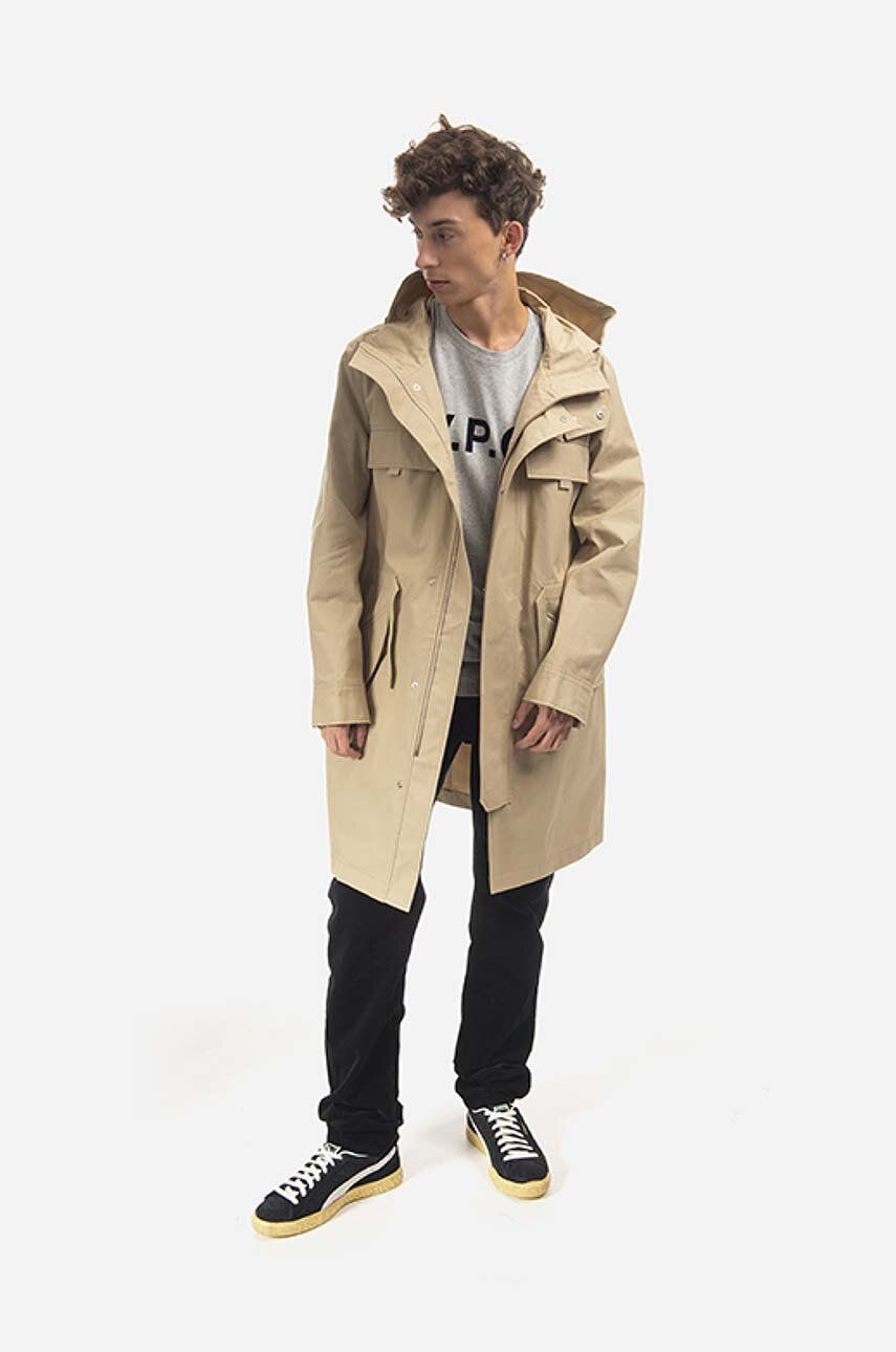Парка Parka Yael чоловіча колір бежевий перехідна COEGJ.H30178-BEIGE 0