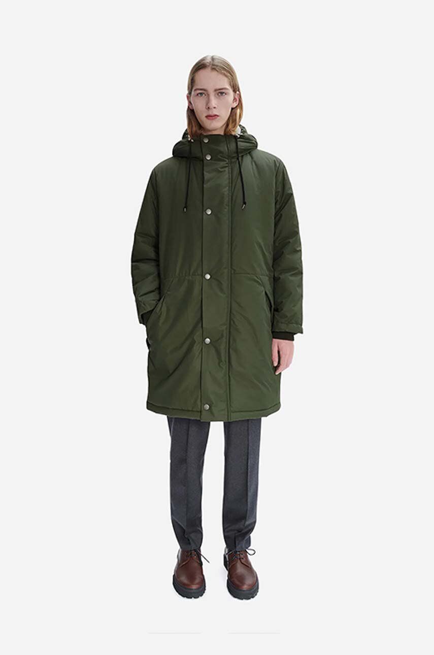 Куртка Parka Hector чоловіча колір зелений перехідна COEZV.H30179-MILITARYKH 0