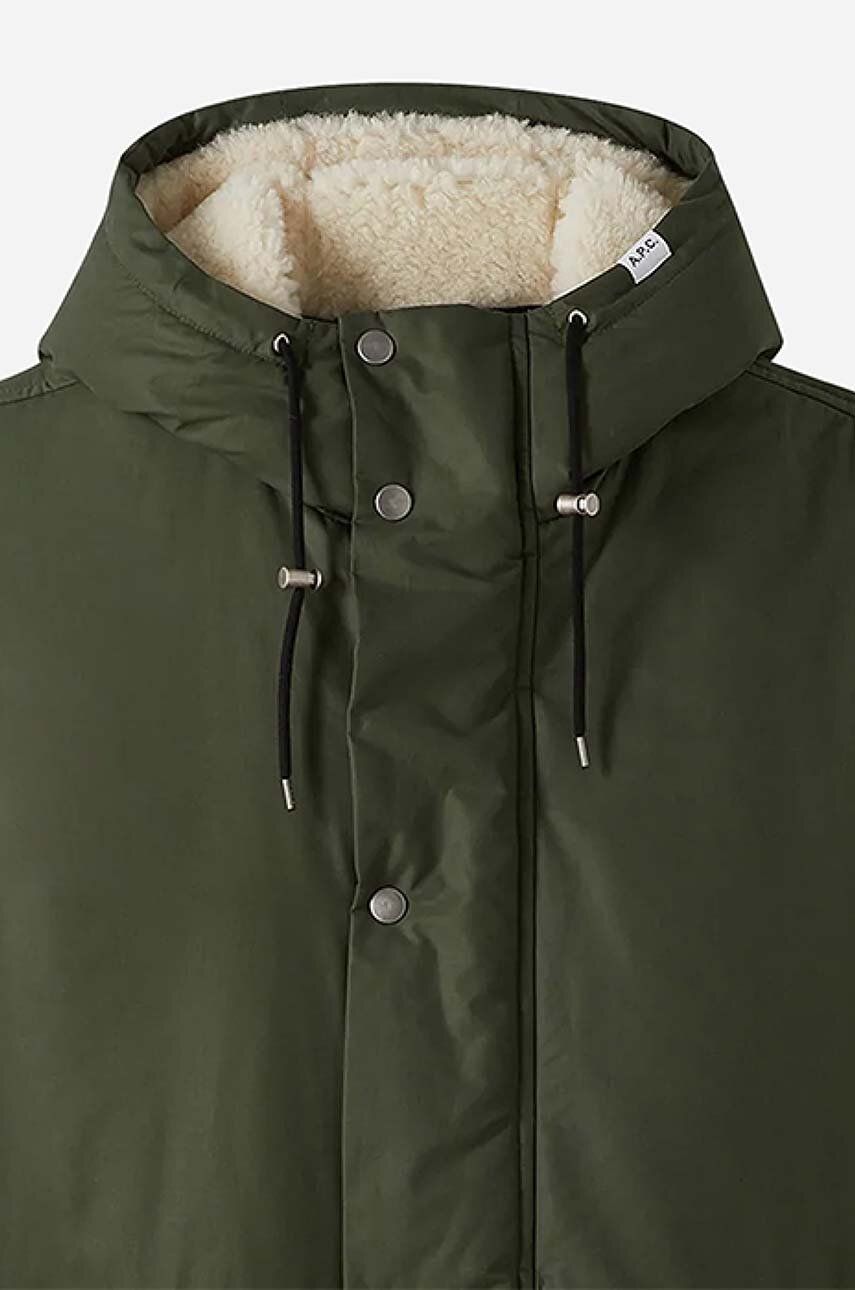 Куртка Parka Hector чоловіча колір зелений перехідна COEZV.H30179-MILITARYKH 3