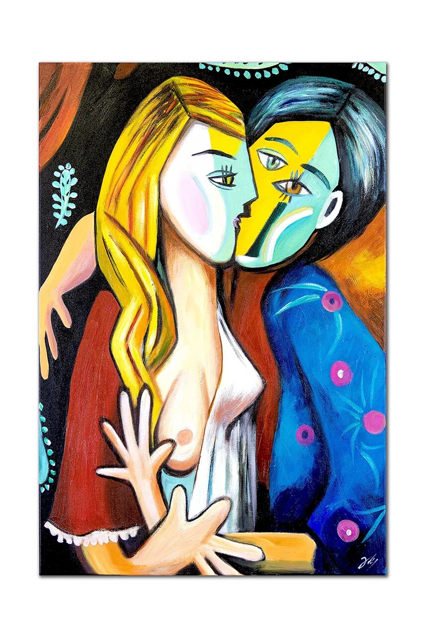 Репродукція, написана маслом home & lifestyle Pocałunek, Pablo Picasso
