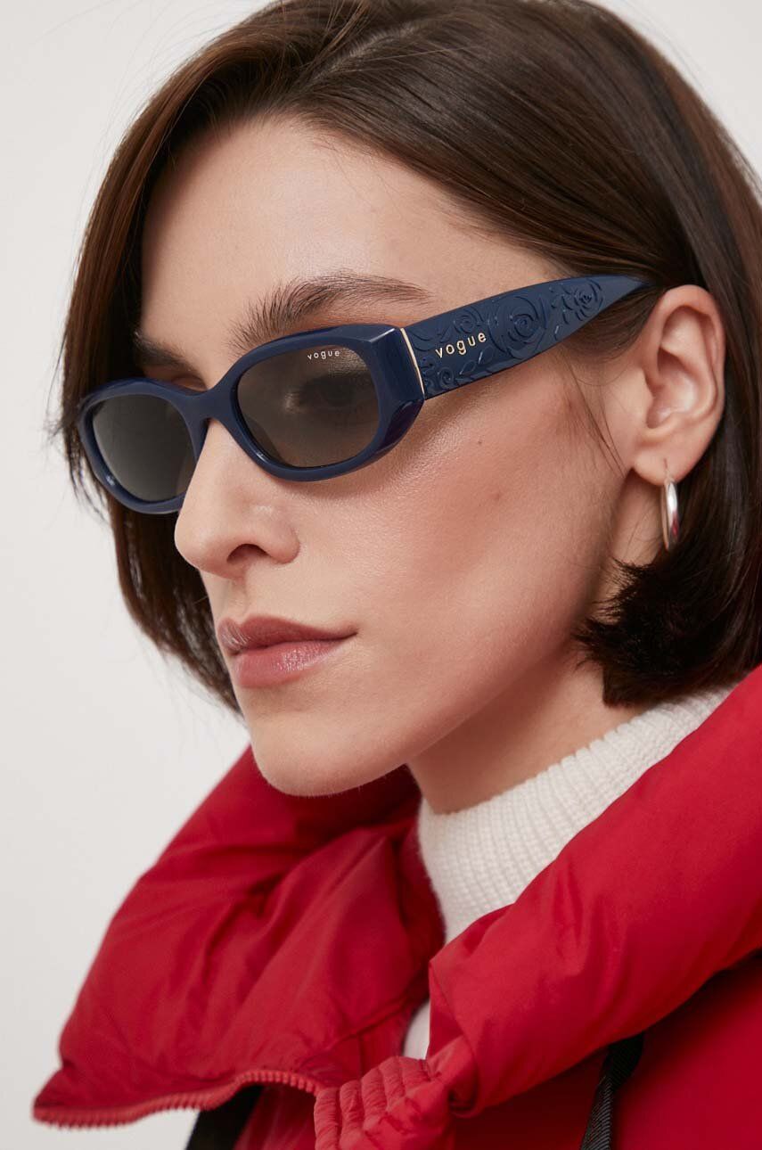 Сонцезахисні окуляри VOGUE жіночі колір сірий 6