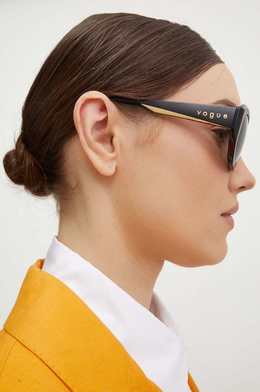 Сонцезахисні окуляри VOGUE жіночі колір чорний 0VO5554S 0