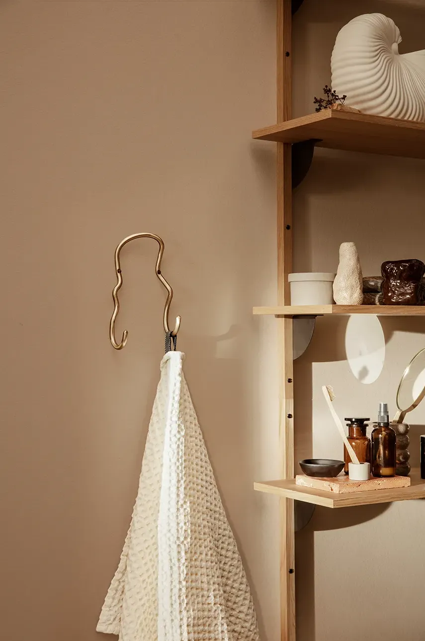 Настінна вішалка ferm LIVING Curvature колір жовтий 0