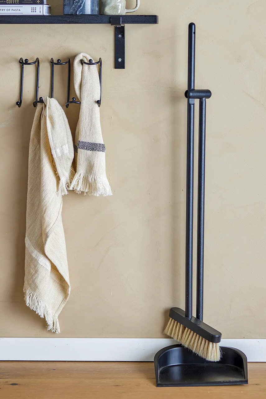 Віник і совок Cleaning Dustpan & Broom колір чорний 1