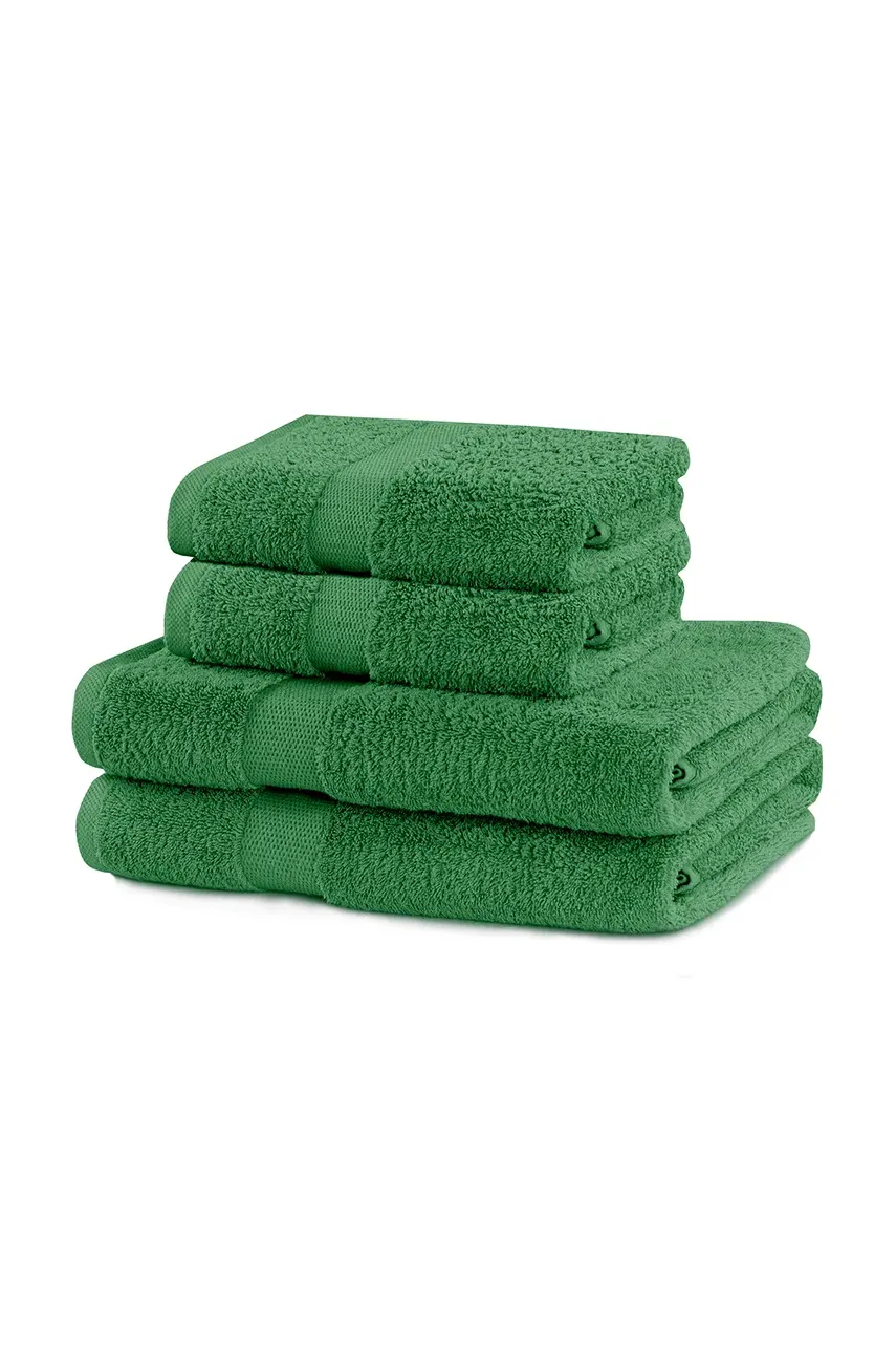 Набір рушників home & lifestyle Marina 4-pack колір зелений 0 1