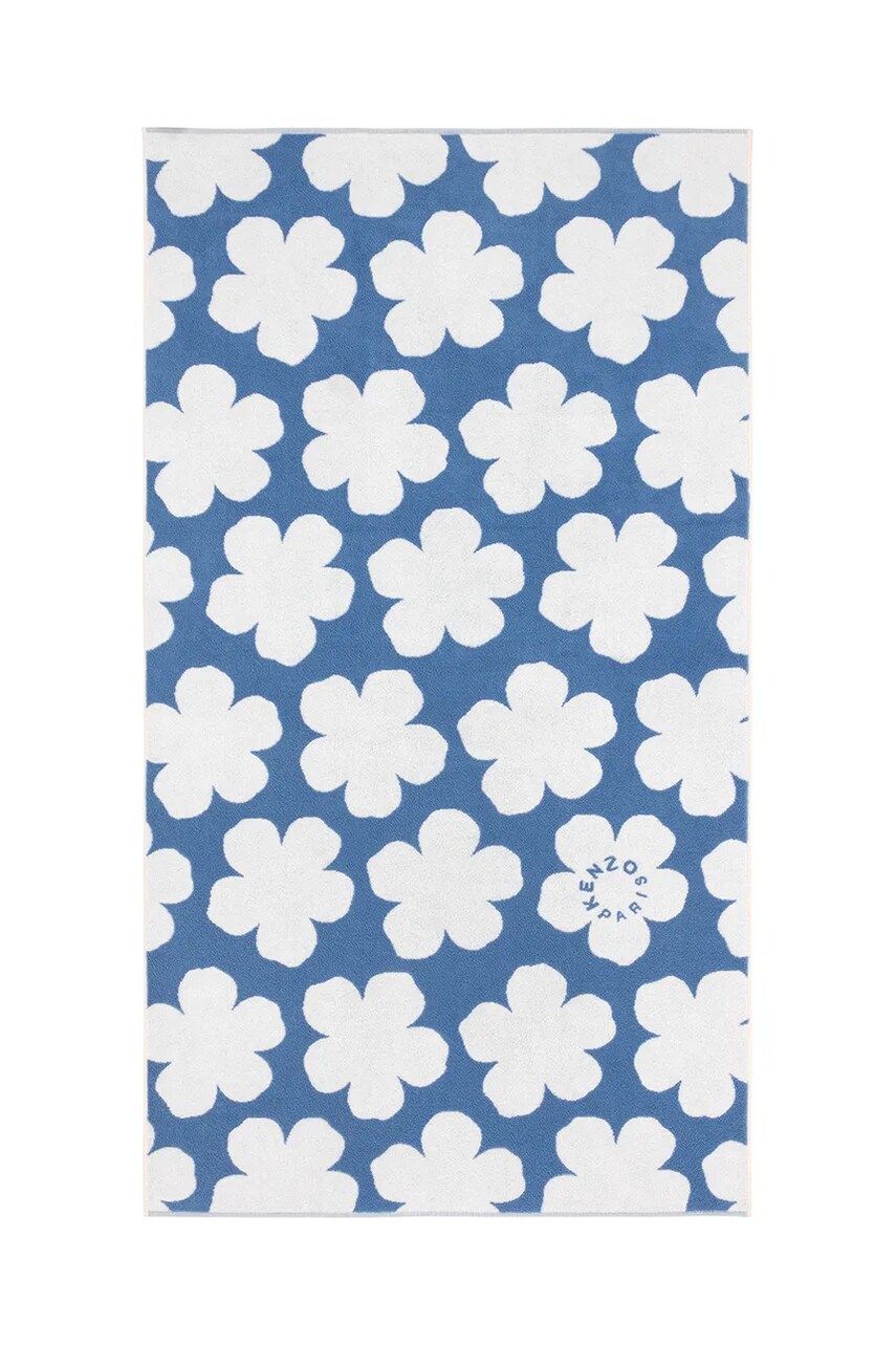 Бавовняний пляжний рушник KSPOT Bleu 90 x 160 cm 2