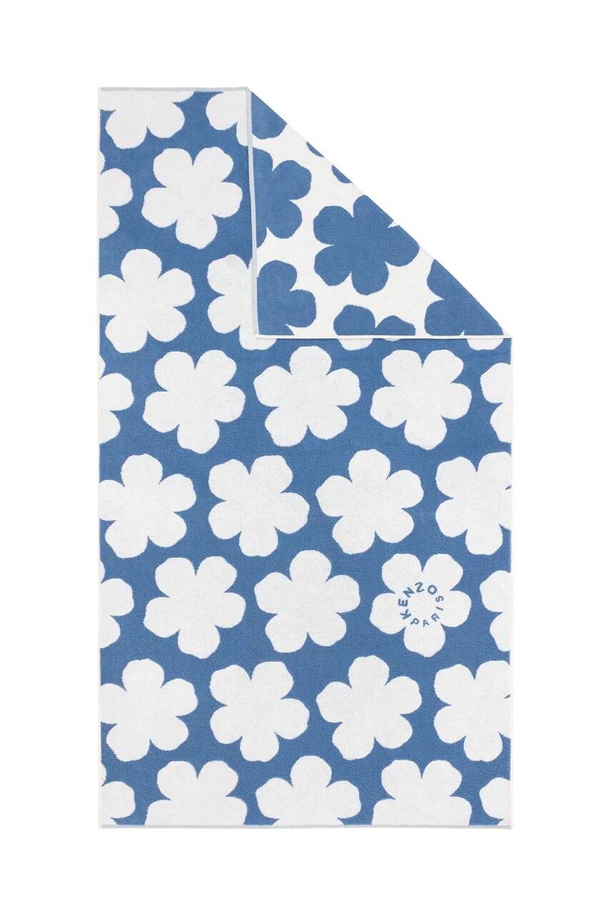 Бавовняний пляжний рушник KSPOT Bleu 90 x 160 cm 0