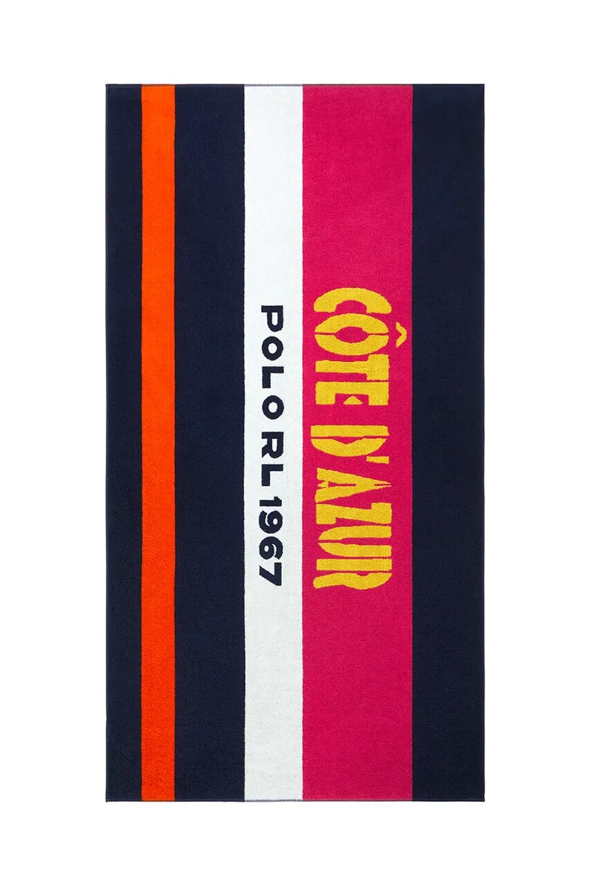 Бавовняний пляжний рушник BARGO Navy 90 x 170 cm 2