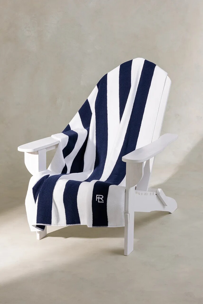 Бавовняний пляжний рушник HENLEY Navy 90 x 170 cm колір синій 1