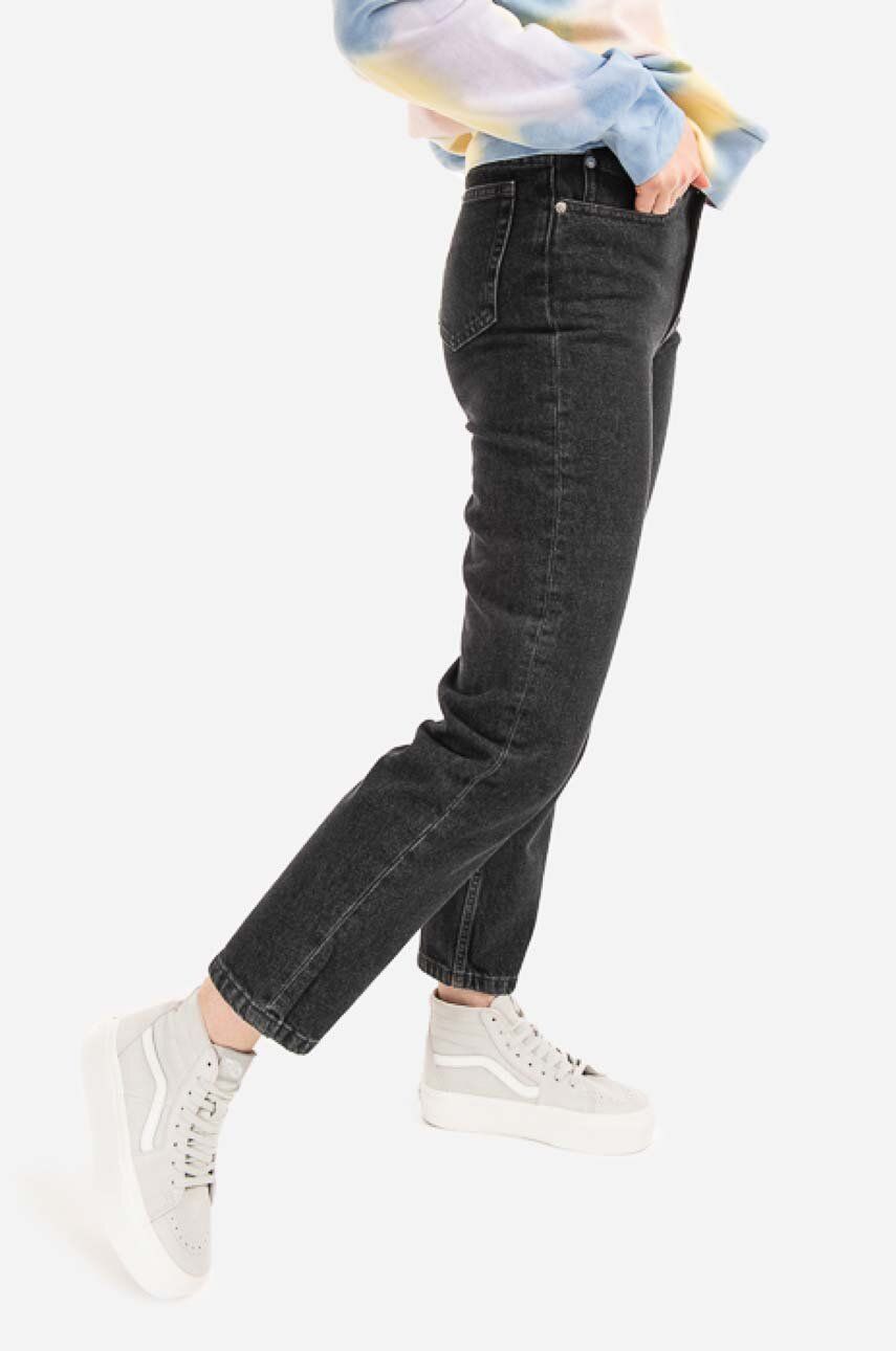 Бавовняні джинси Martin F висока посадка COETA.F09122-BLACK 4