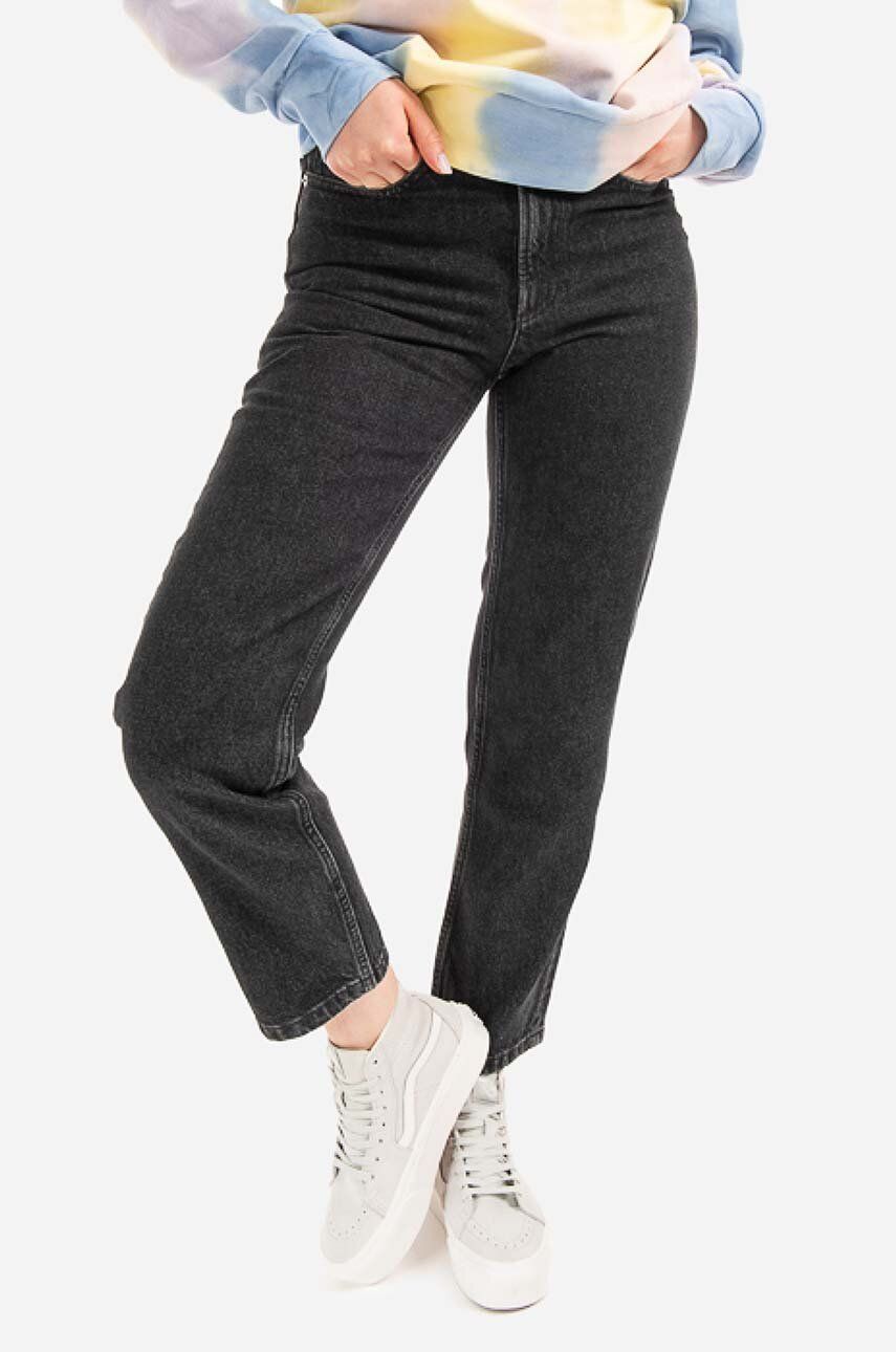 Бавовняні джинси Martin F висока посадка COETA.F09122-BLACK 5
