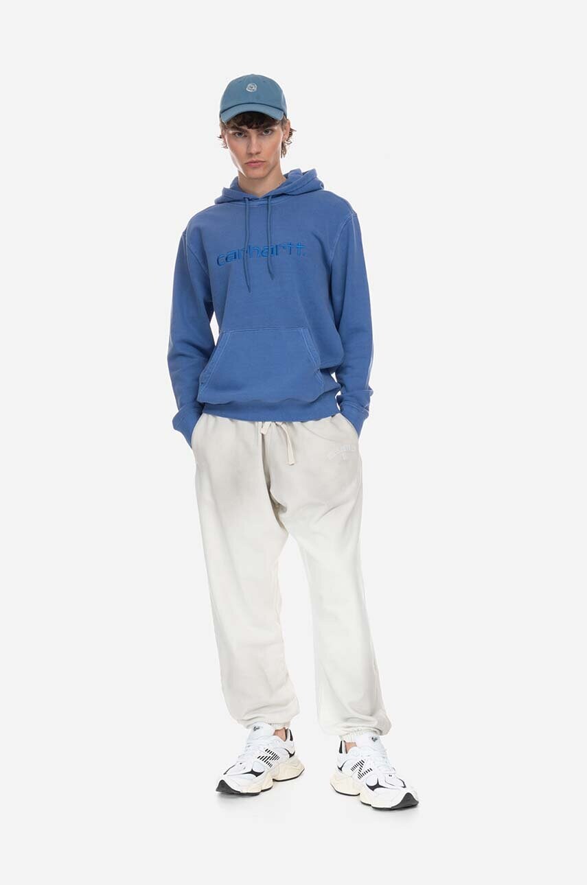 Спортивні штани Guess колір білий однотонні Spodnie GUESS USA Gusa Washed Terry Sweatpant M2BQ10KBB40 G1CG 8