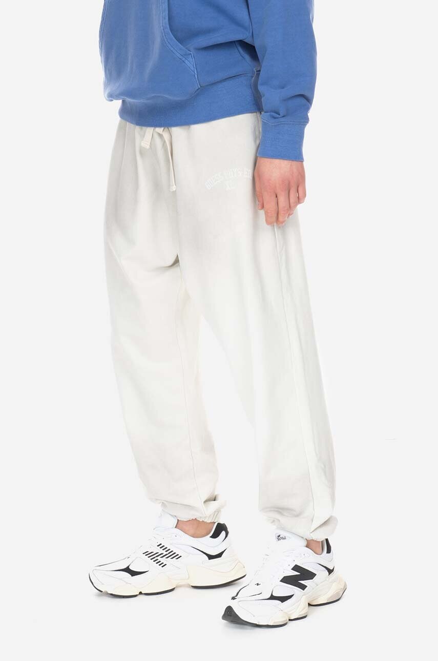 Спортивні штани Guess колір білий однотонні Spodnie GUESS USA Gusa Washed Terry Sweatpant M2BQ10KBB40 G1CG 0