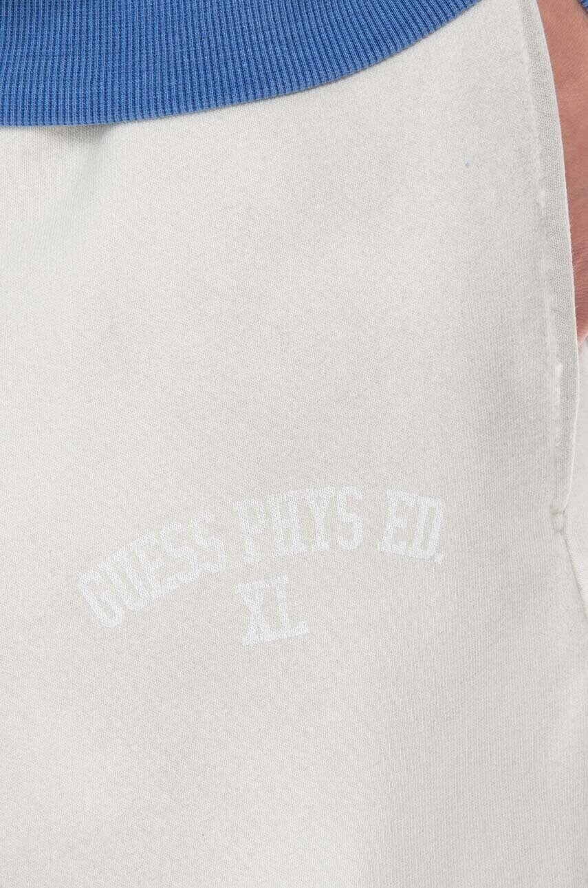 Спортивні штани Guess колір білий однотонні Spodnie GUESS USA Gusa Washed Terry Sweatpant M2BQ10KBB40 G1CG 4