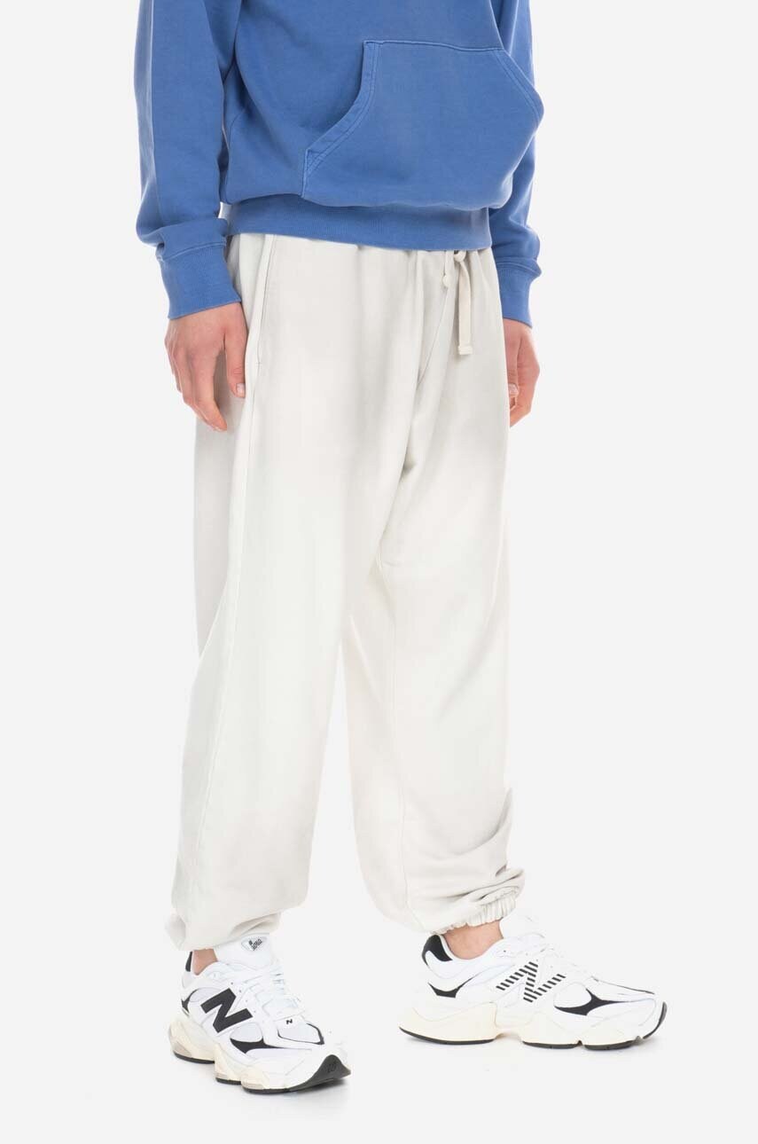 Спортивні штани Guess колір білий однотонні Spodnie GUESS USA Gusa Washed Terry Sweatpant M2BQ10KBB40 G1CG 7