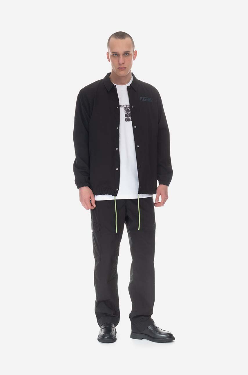 Штани чоловічі колір чорний пряме 12245009.1283-BLACK 1