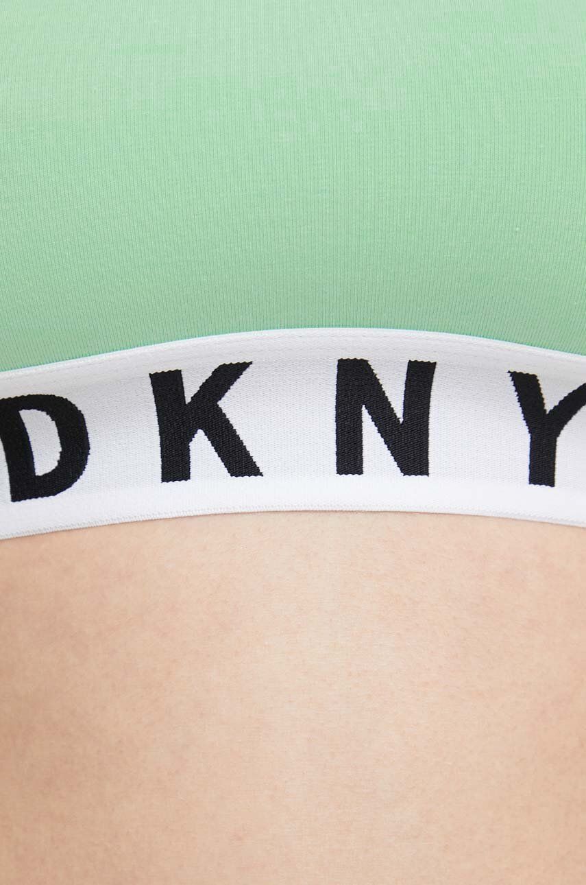 Бюстгальтер Dkny колір зелений однотонний 3