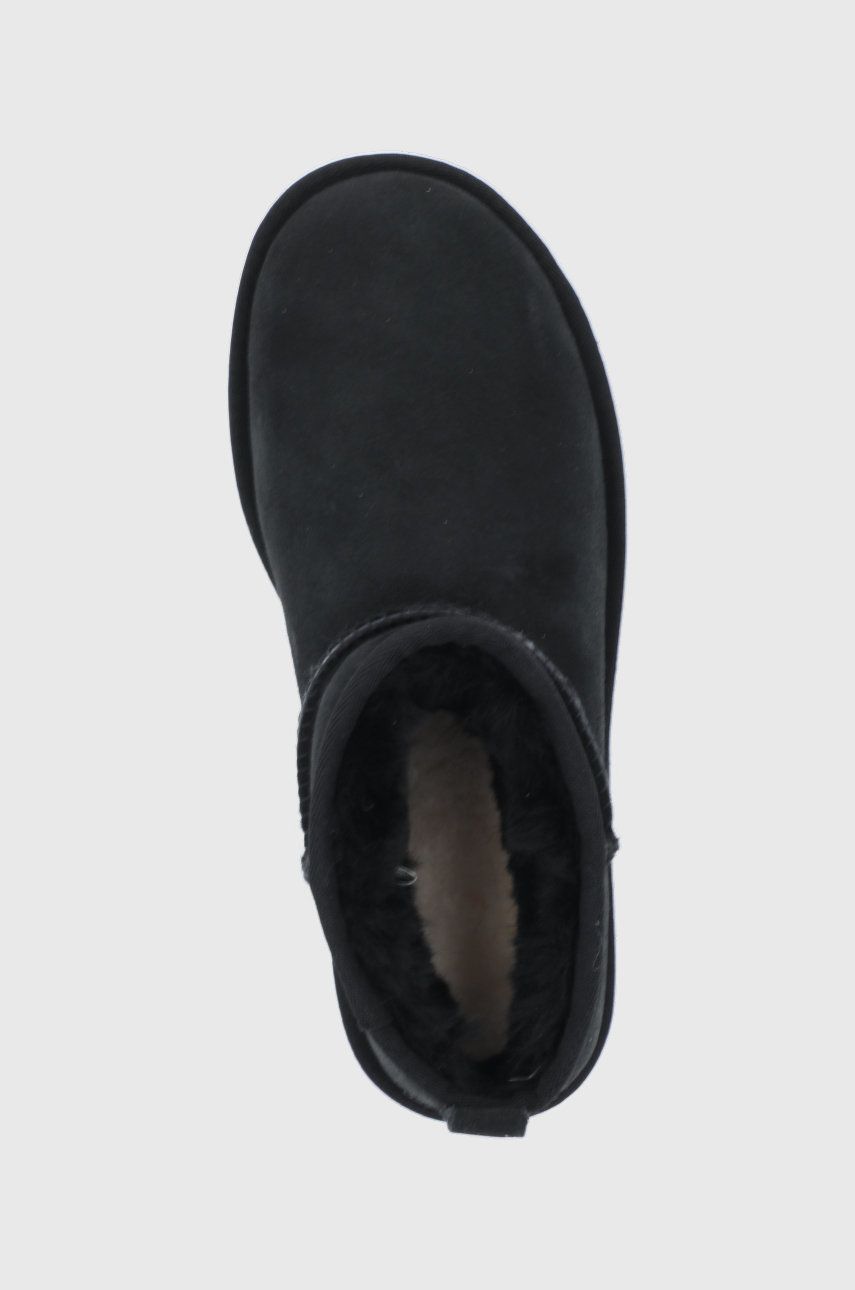 Замшеві чоботи UGG Classic Ultra Mini колір чорний 2