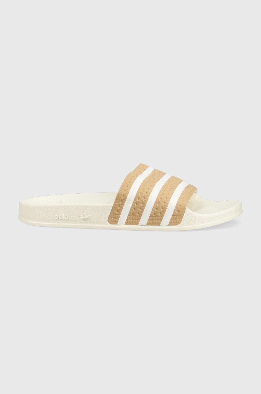 Шльопанці Adilette GY2102 чоловічі колір бежевий GY2102-MAGBEI/WHT 3