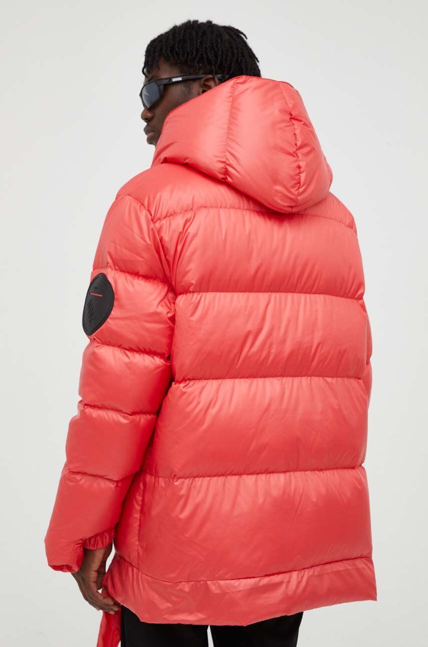Пухова куртка Jesso жіноча колір рожевий зимова oversize 4