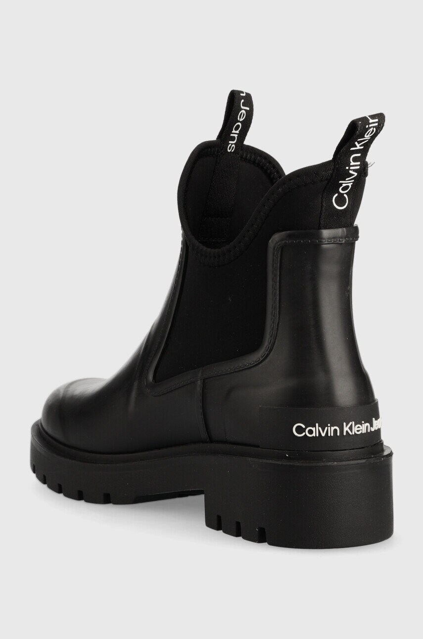 Гумові чоботи Yw0yw01034 Bds Chelsea Rain Boots жіночі колір чорний 1