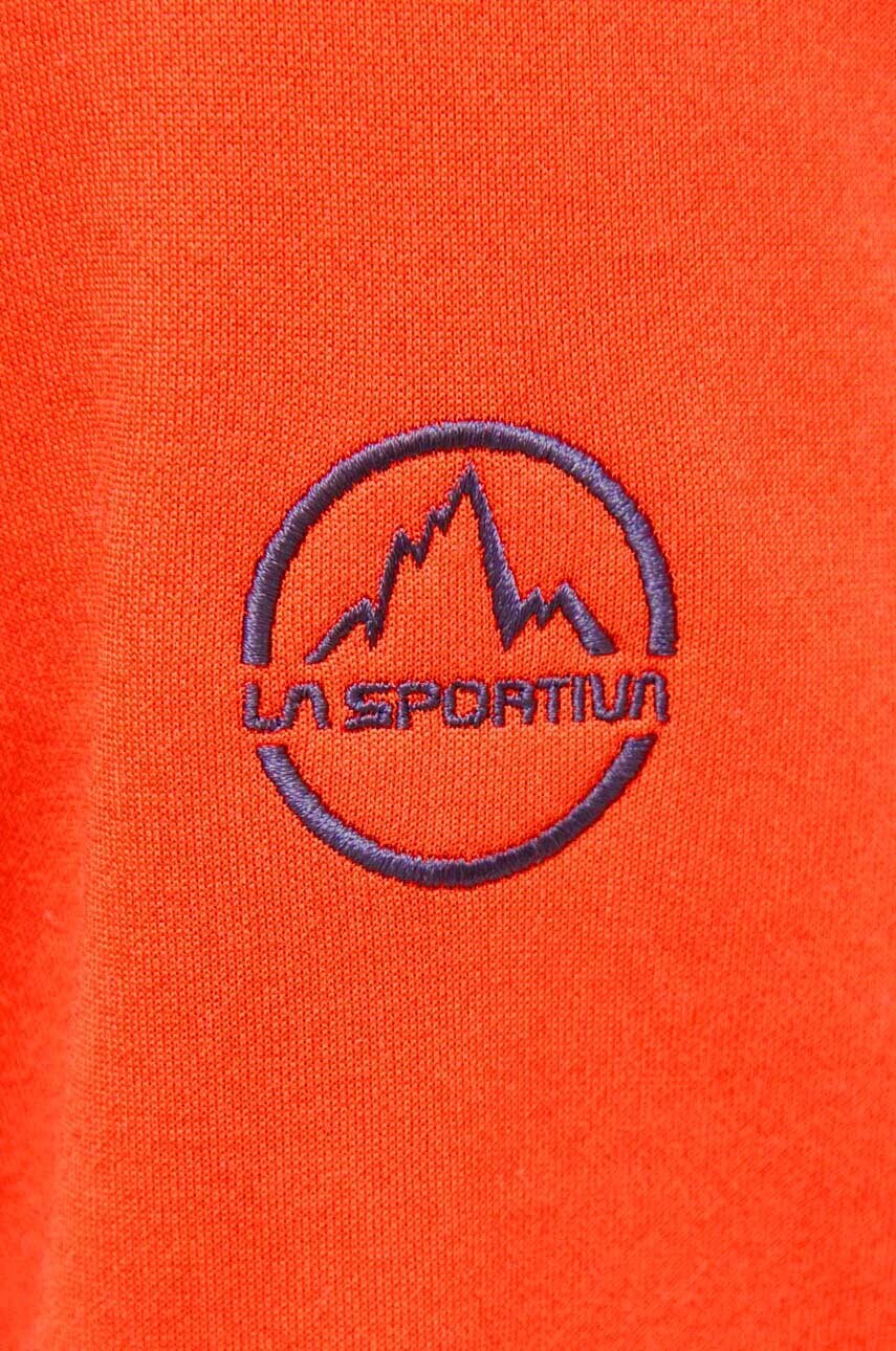 Спортивна кофта LA Sportiva Cosmic колір помаранчевий з капюшоном однотонна 3