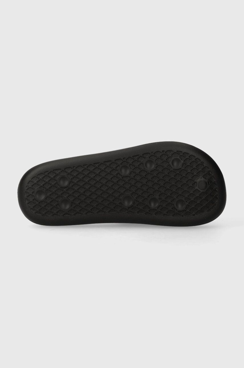 Шльопанці Adilette Ayoon жіночі колір чорний на платформі 3