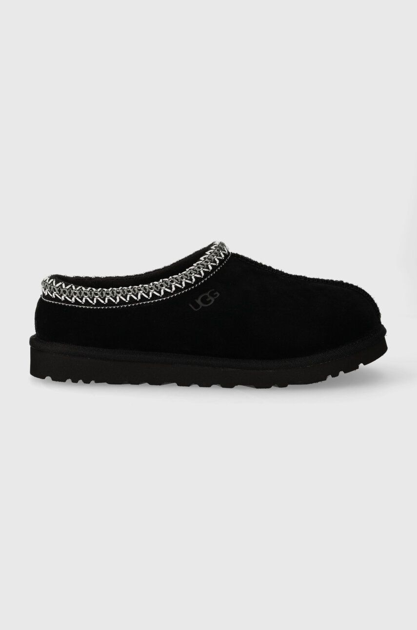 Замшеві тапочки UGG Tasman колір чорний 5950 4