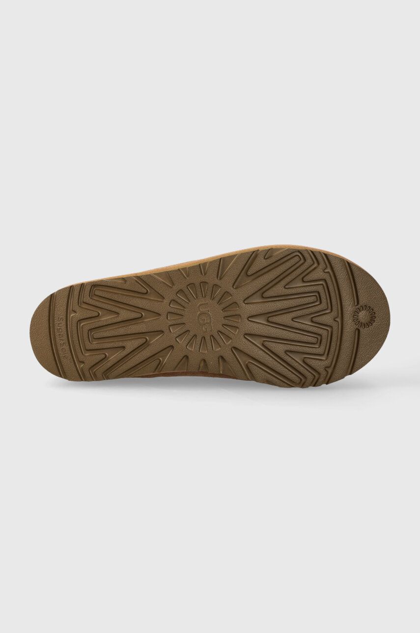 Замшеві тапочки UGG Tasman колір коричневий 5950 3