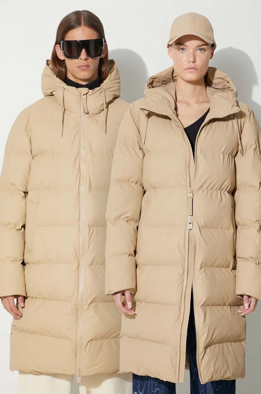 Куртка 15130 Jackets колір бежевий зимова 11