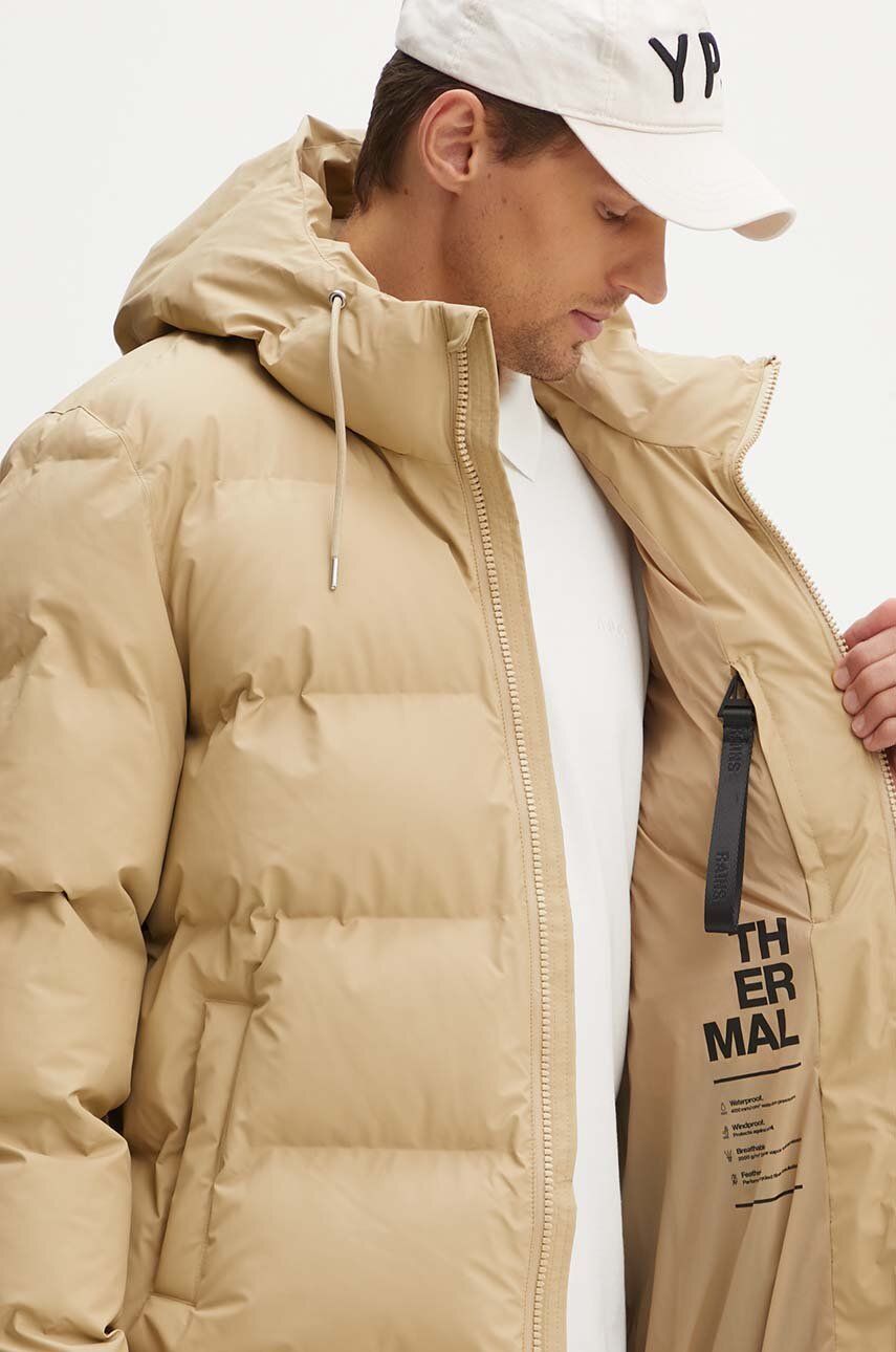 Куртка 15130 Jackets колір бежевий зимова 10