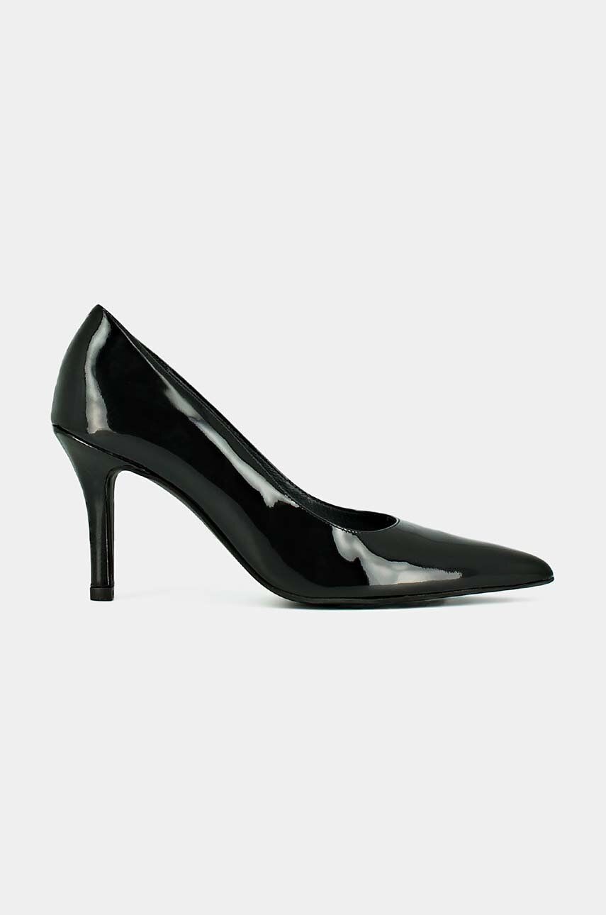 Шкіряні туфлі DINERO CUIR VERNIS колір чорний 3300240 2