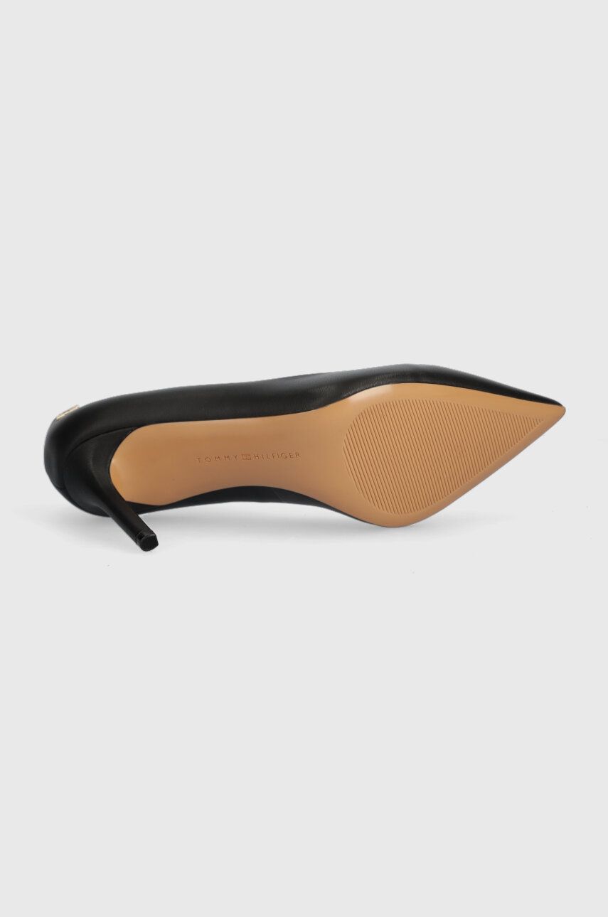 Шкіряні туфлі ESSENTIAL POINTED PUMP колір чорний FW0FW07533 3
