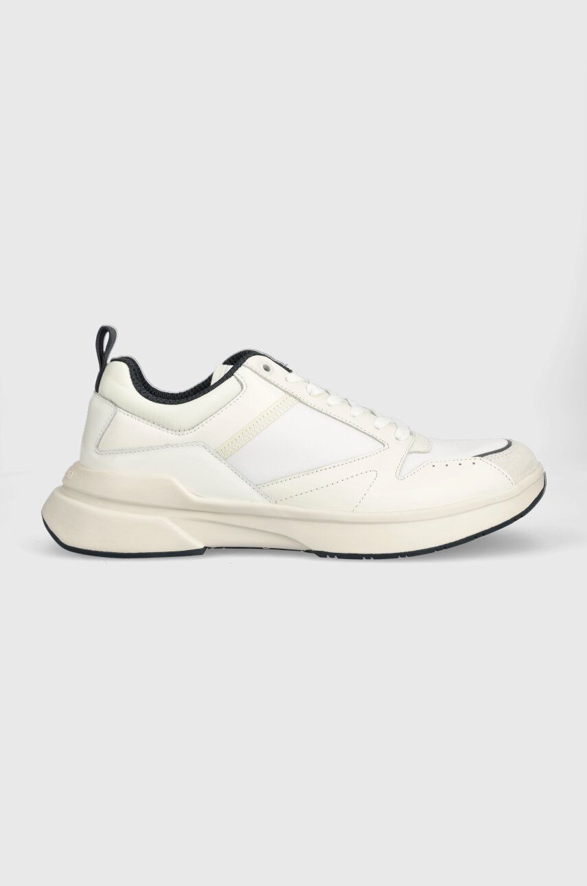 Кросівки LOW TOP LACE UP MIX колір бежевий HM0HM01044 4